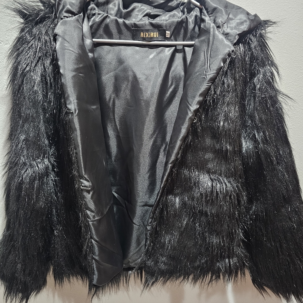 Women's Black Teddy Jacket
